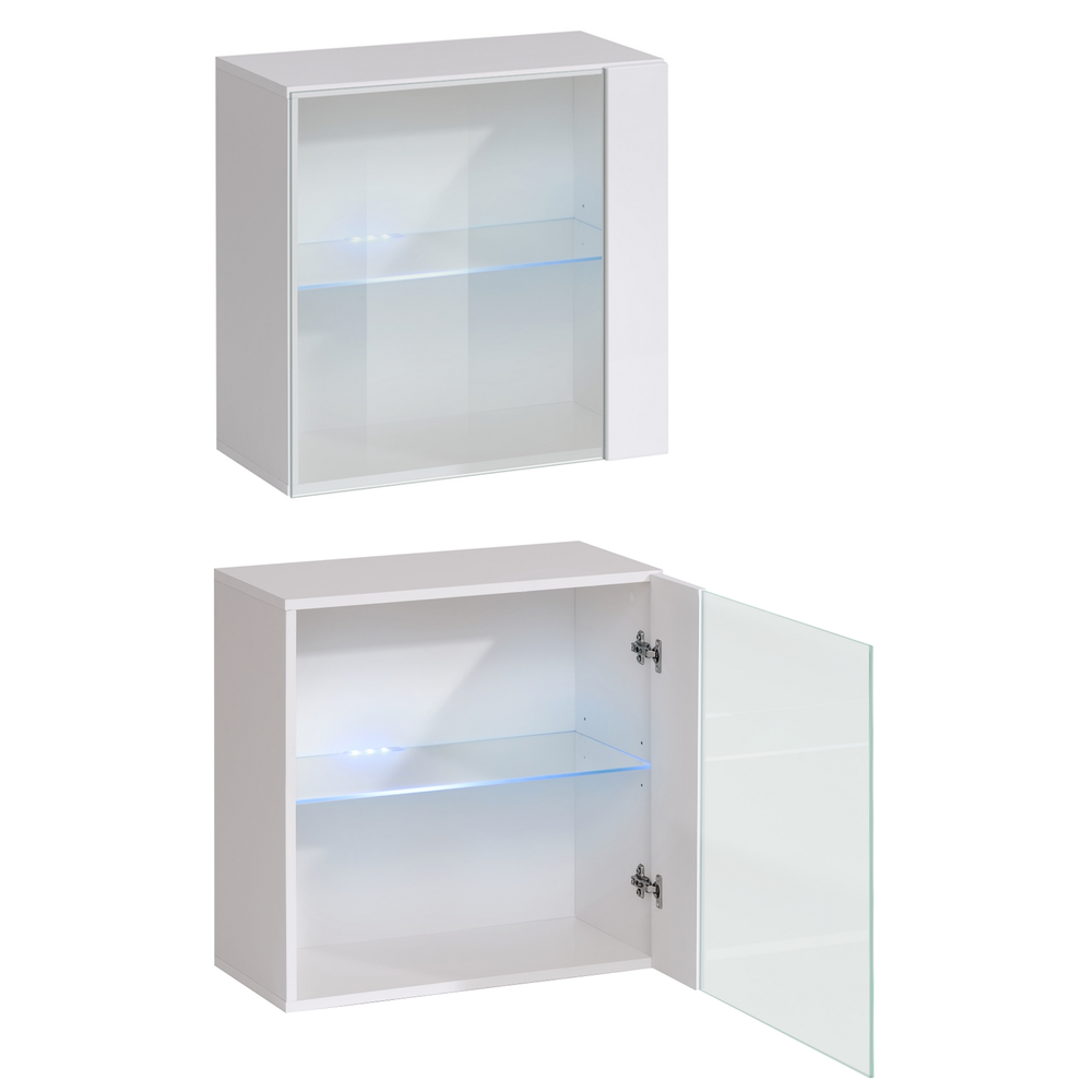 MEBLOŚCIANKA SWAP XV - MAT PVC I W.POŁYSK PVC WT Kolor frontów dąb wotan