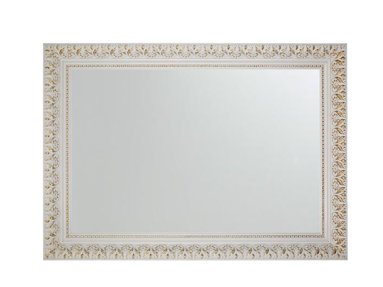 LUSTRO 110x50 Rama drewniana Biała Złota Srebrna Typ lustra ścienne