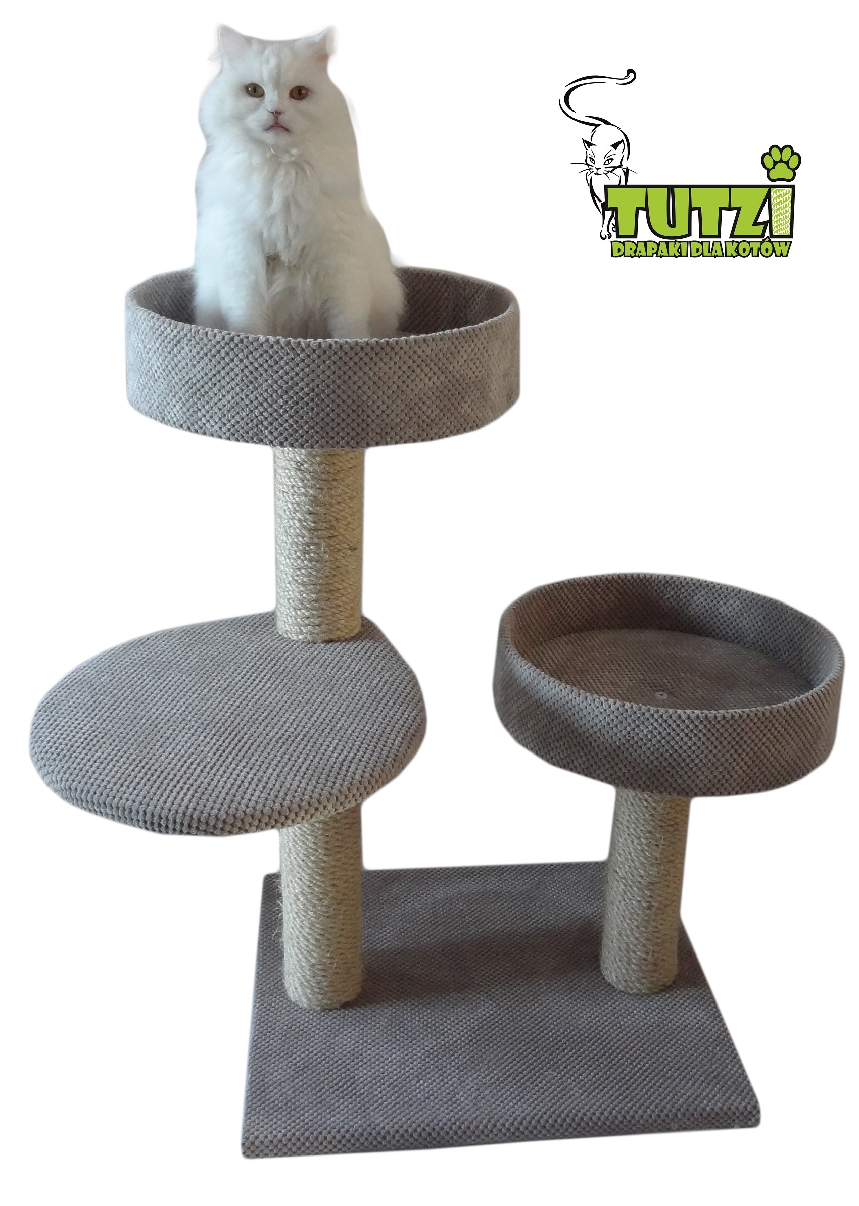 

Tutzi Drapak Dla Kota D66, rozeta 40cm x2 slup 10