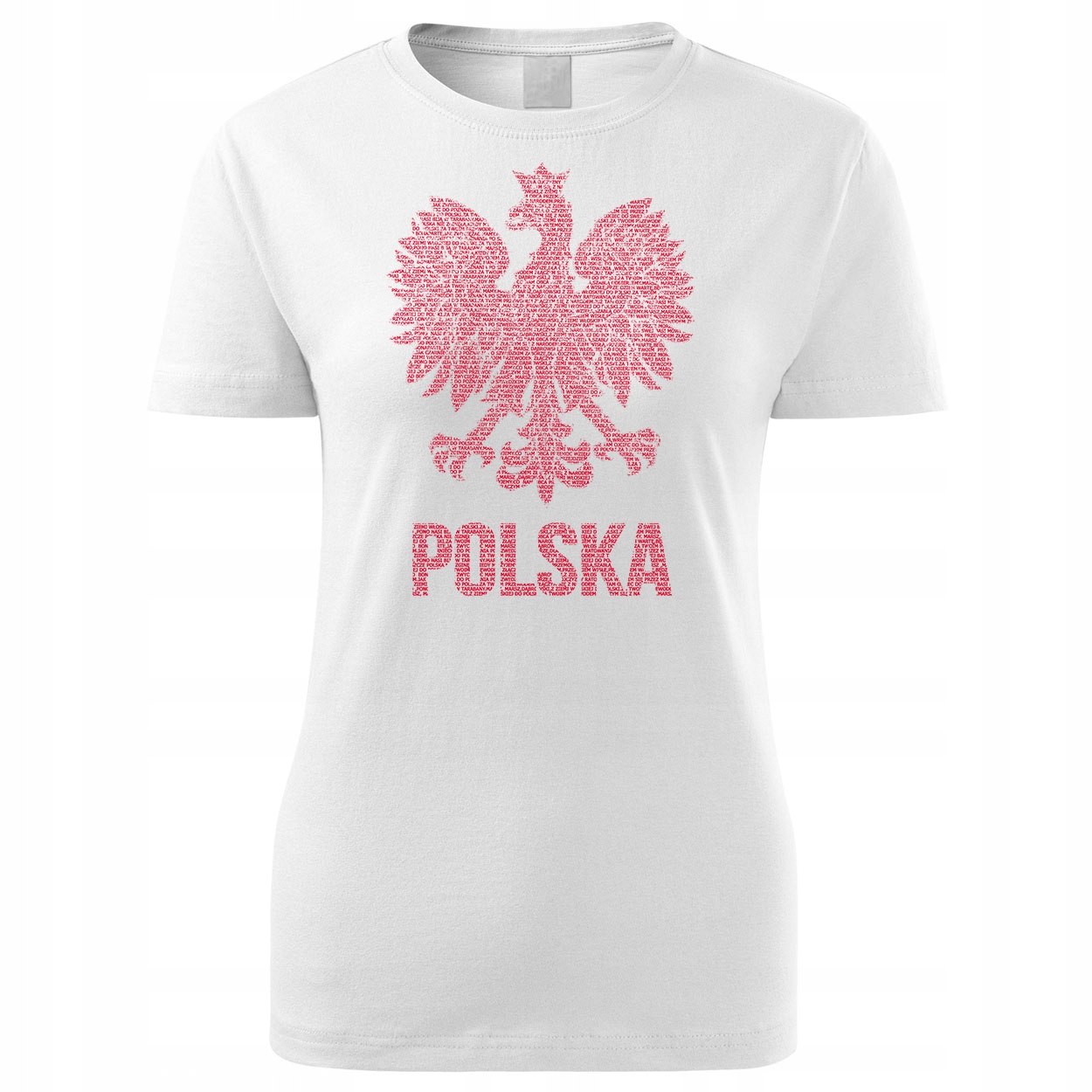 

Koszulka damska Orzeł Z Hymnem Polski S - XXL