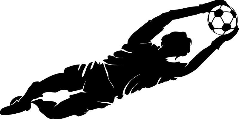 

Naklejka na ścianę Sport Piłkarz bramkarz 100 cm