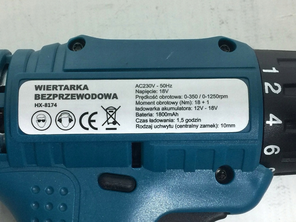 WIERTARKA WKRĘTARKA 18V 2xAkumulatory [8174] Marka Extra