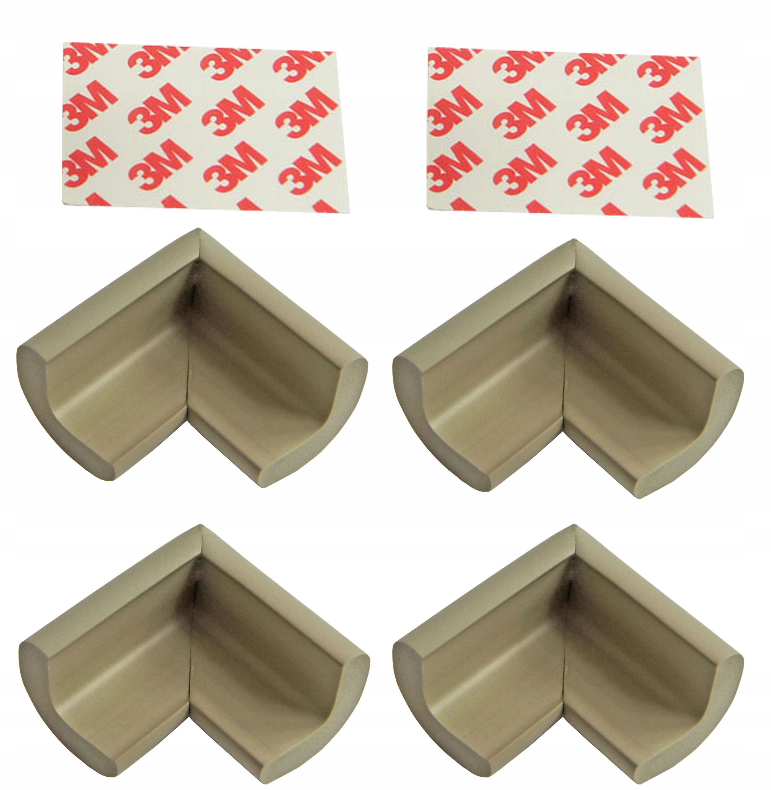 4x PIANKOWE ZABEZPIECZENIE ROGÓW STOŁU MEBLI OSŁONA SZAFEK OCHRONA DZIECI