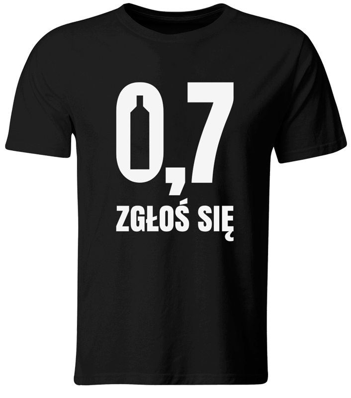 

Koszulka 0,7 Zgłoś Się Parodia Serialu Roz. XL