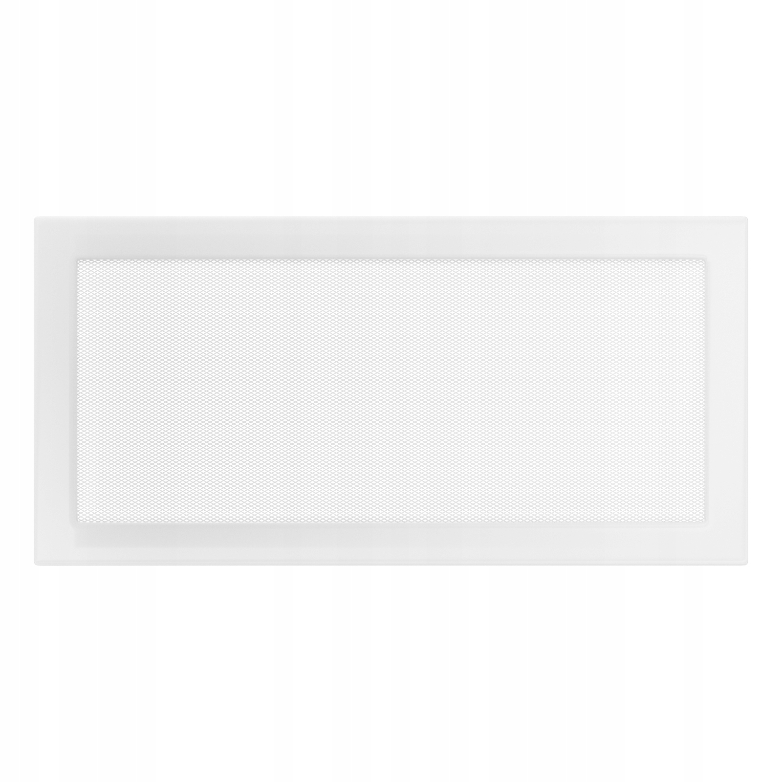 Větrací Krbová Mřížka 22X45 Se Síťkou A Kapsou, Bílá, Ozdobná