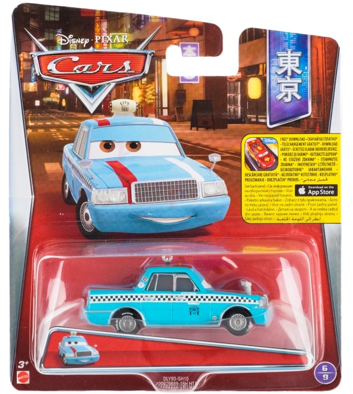 

Bob Pulley Tokio Taxi Disney Mattel 1:55 Auta Cars