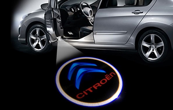 PROJEKTOR LOGO LAMPKI DRZWI LED DO SAMOCHODU CITROEN C2 C3 C4 C5 C6 C8 Producent inny