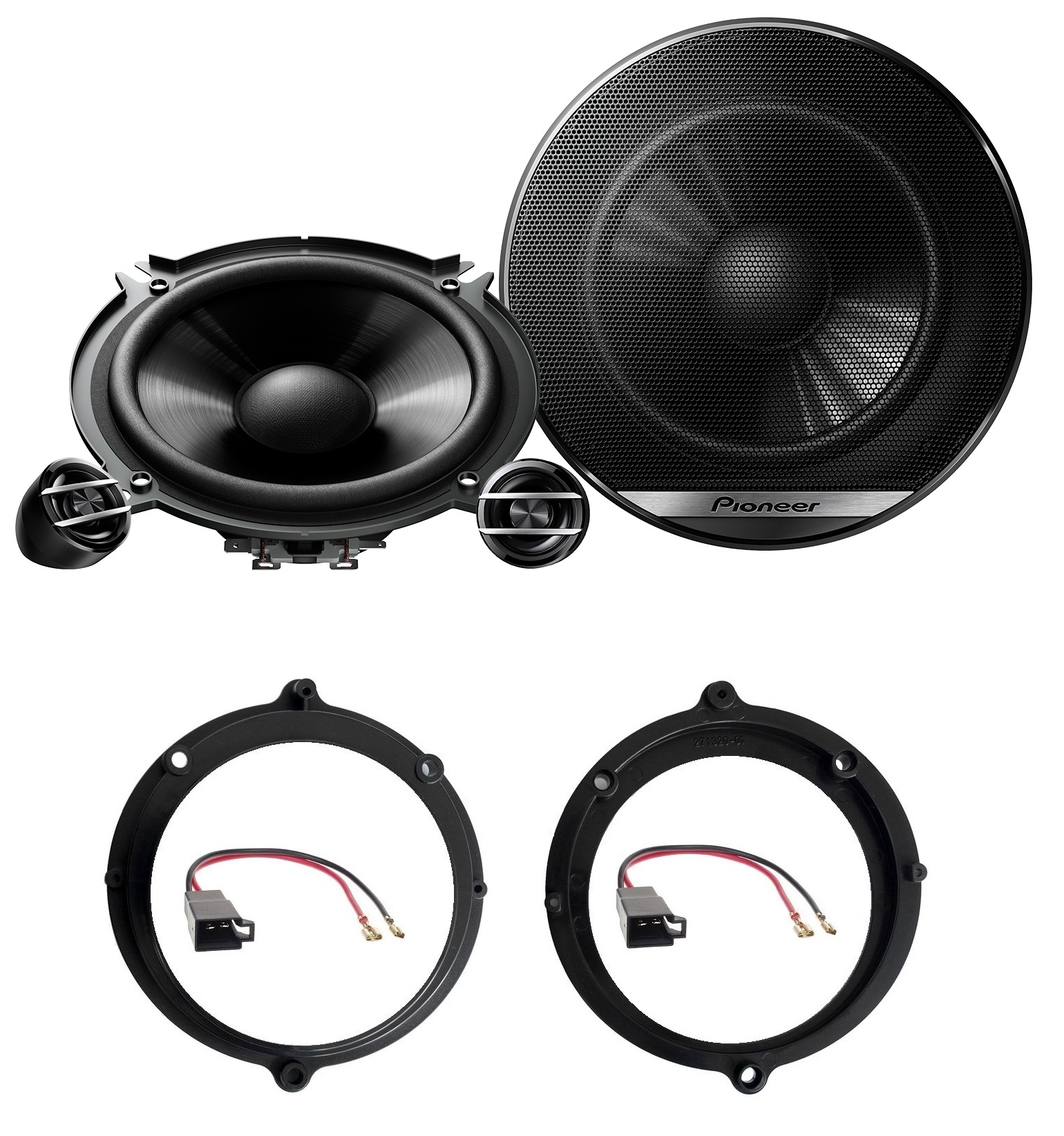 Pioneer TS-G130C Reproduktory 130 mm montážní vzdálenost pro Audi A4 B5 Avant 8D