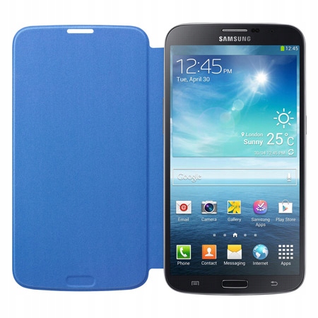 ORYGINALNE ETUI Flip Cover Samsung 6.3 i9200 Kolor niebieski
