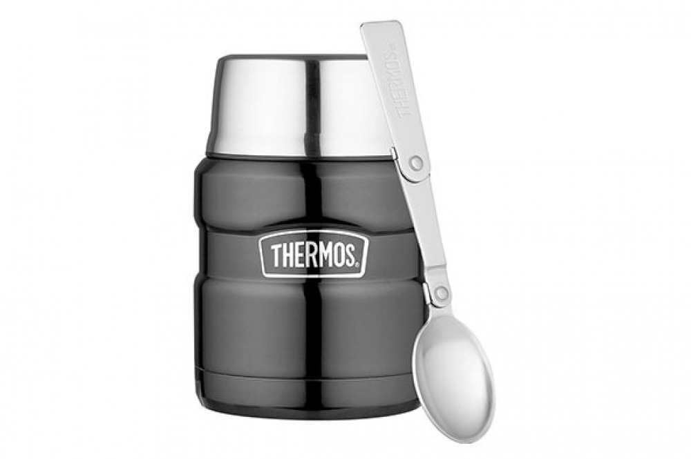 

Termos obiadowy z łyżką Thermos King 470ml grafit