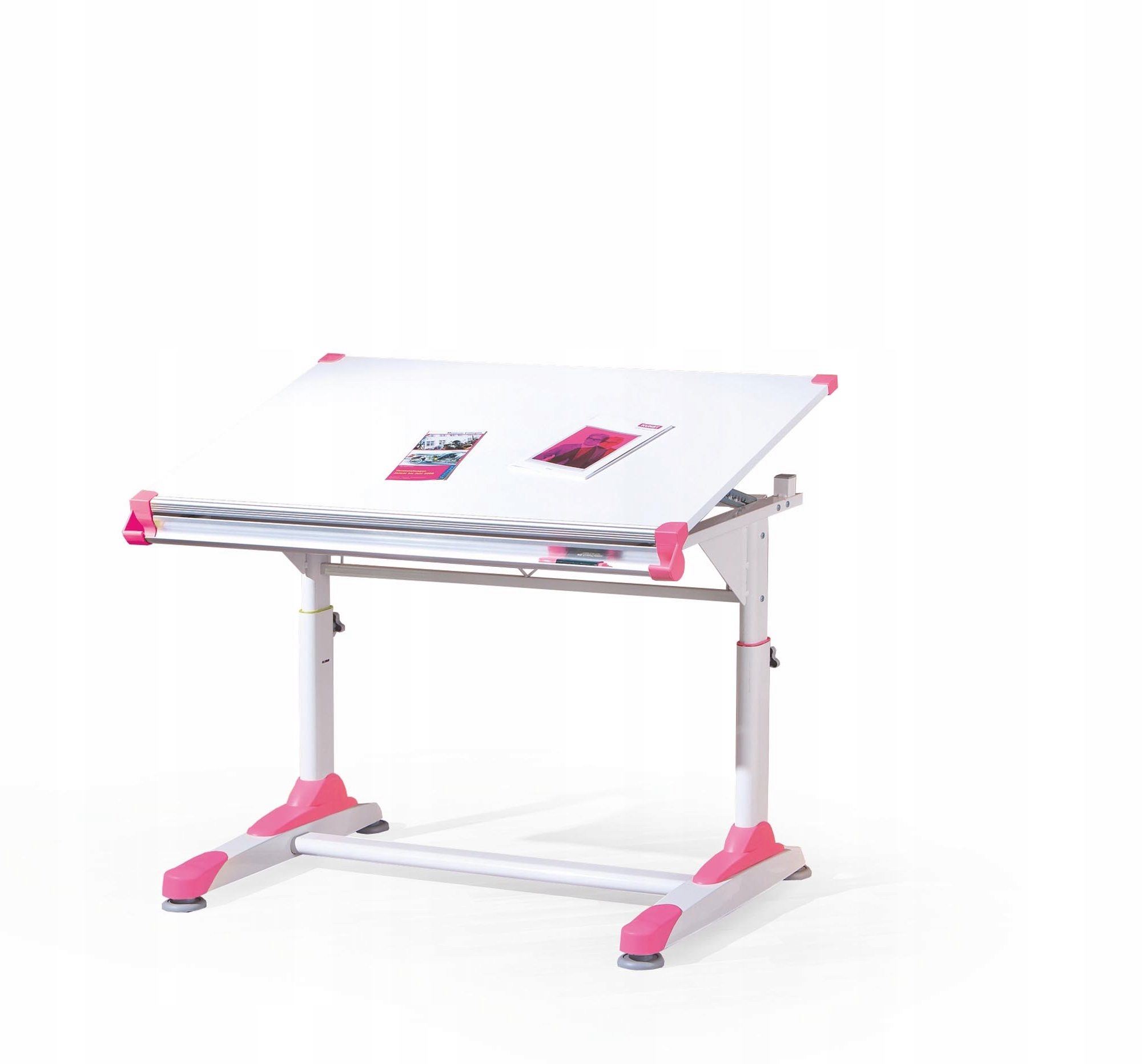 Biurko DZIECIĘCE COLLORIDO MDF lakierowany białe Marka Halmar