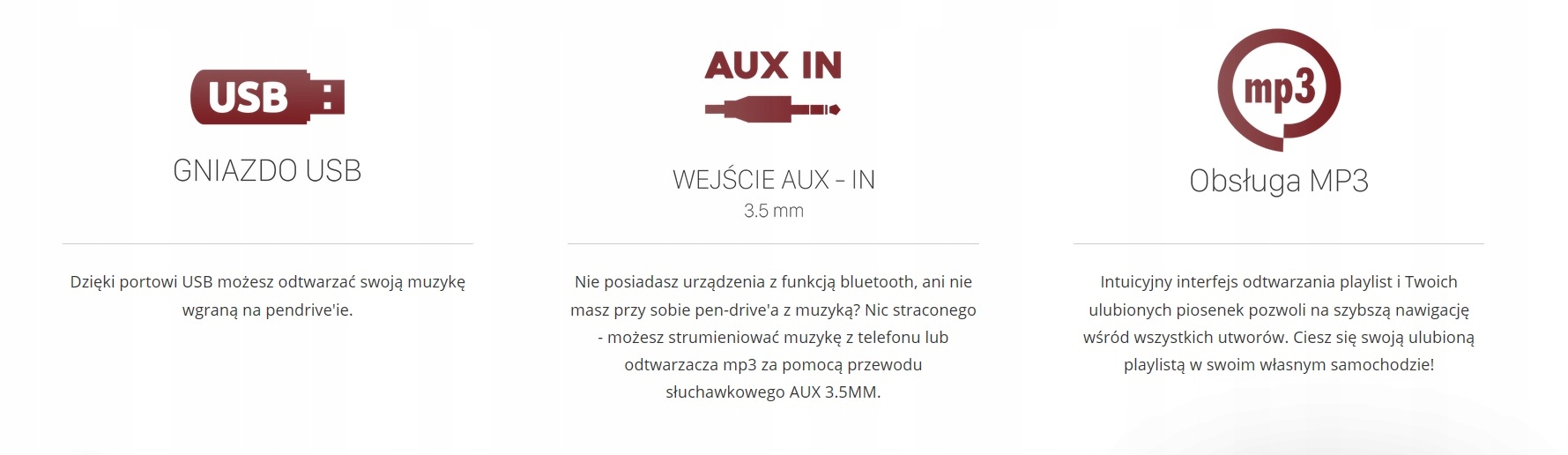Vordon HT-852BT Radio samochodowe 2DIN Mirror Link Bluetooth LCD MP5 Kod producenta HT-852BT
