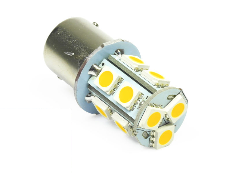 P21W 13 LED SMD 5050 Ba15s ŻARÓWKA BIAŁA CIEPŁA