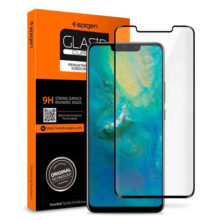 

Szkło Hartowane Spigen Curved Huawei Mate 20 Pro