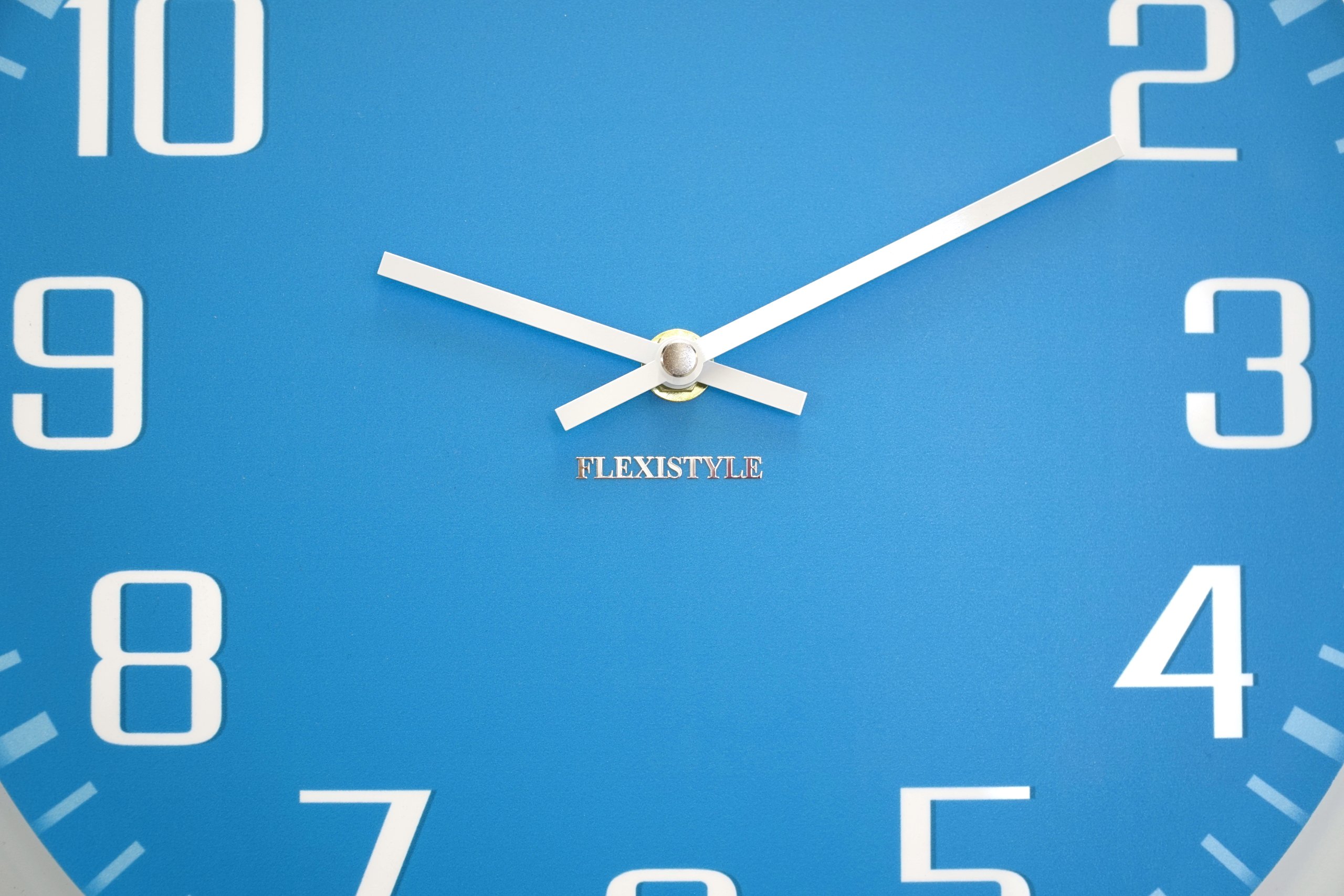 Nowoczesny czytelny zegar ścienny FACILE niebieski Kod producenta Kod produktu: z30a-5-2-x