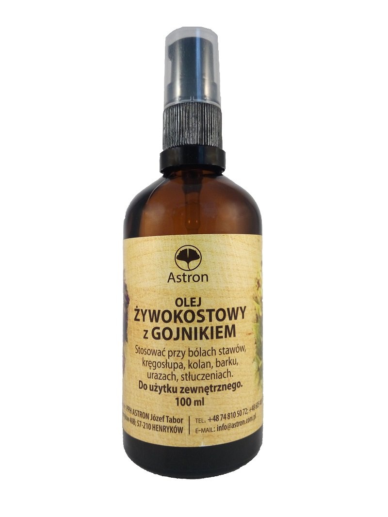 

Olej Żywokostowy Z Gojnikiem 100ML Astron Żywokost