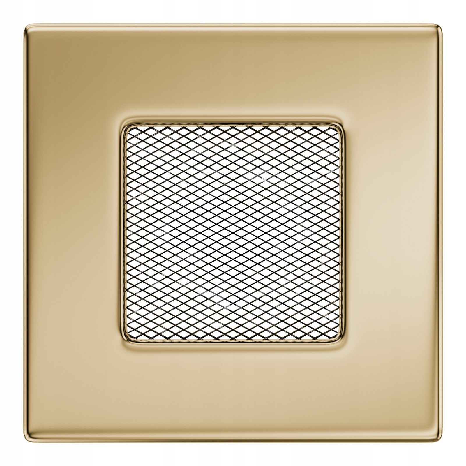 Ventilační mřížka do krbu 11x11 pozlacená