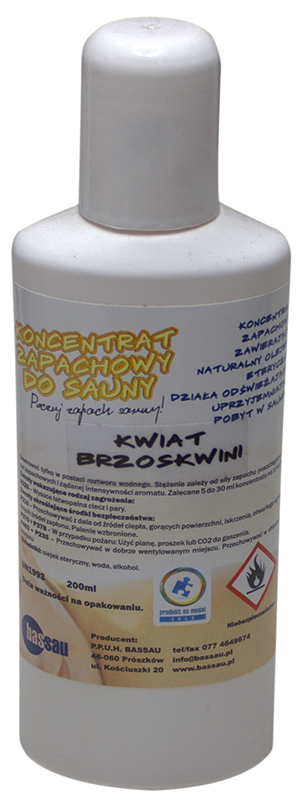 

Koncentrat Zapachowy Do Sauny Brzoskwinia 200 ml