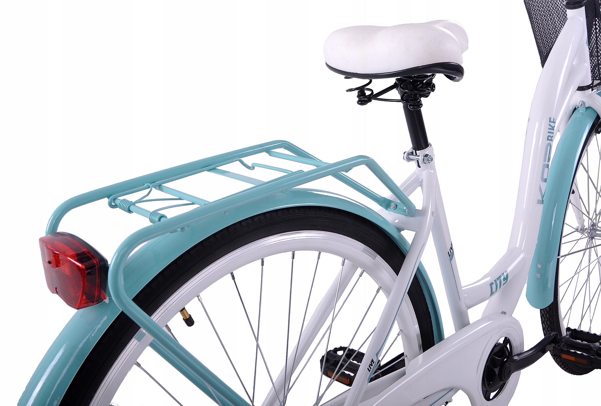 ROWER MIEJSKI 26 DAMSKI 3BIEG DAMKA KOZBIKE21 KOSZ Rozmiar ramy 18 cali