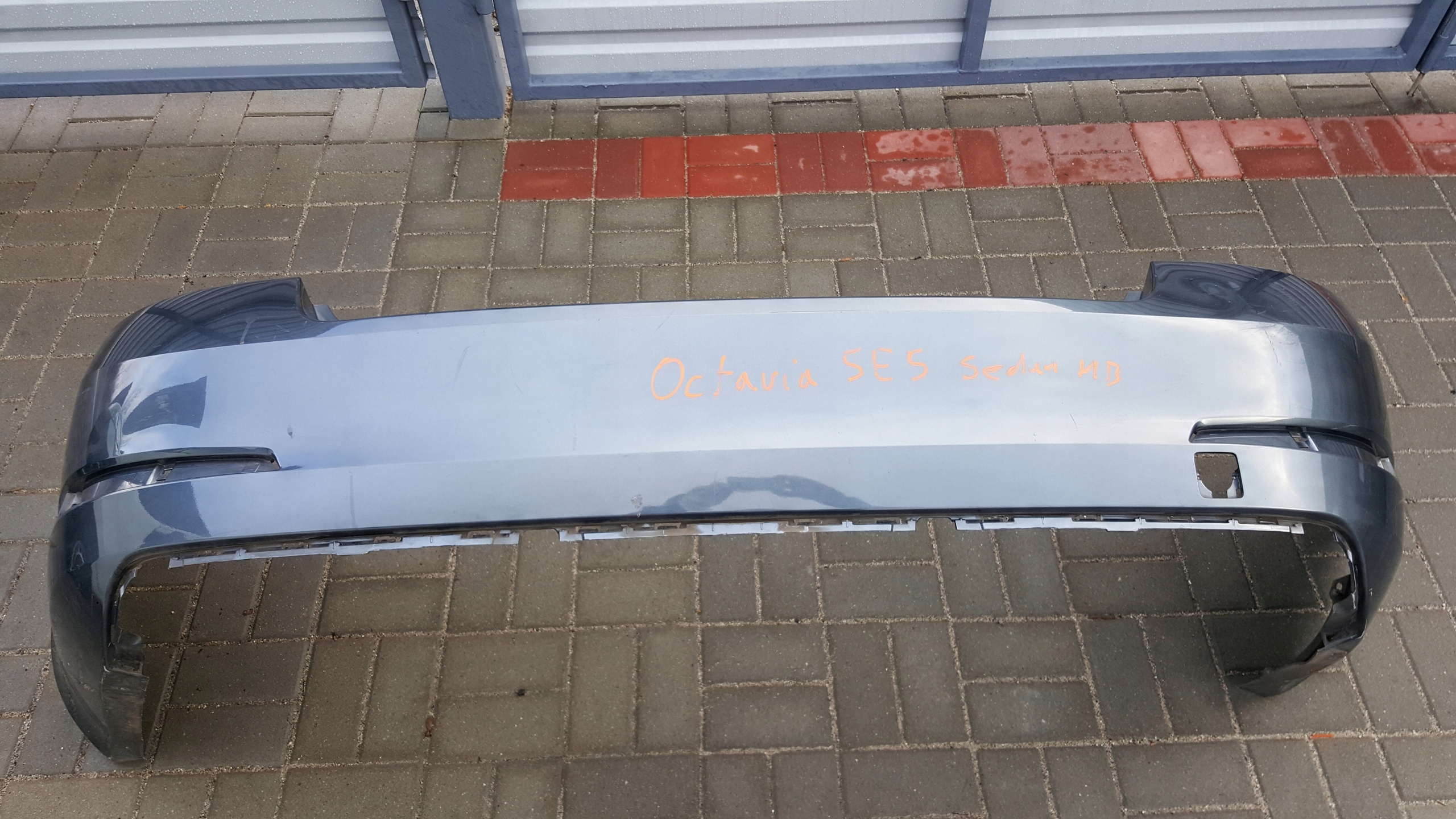 БАМПЕР ЗАД. ЗАДНІЙ ШКОДА OCTAVIA III 3 HB СЕДАН 5E5