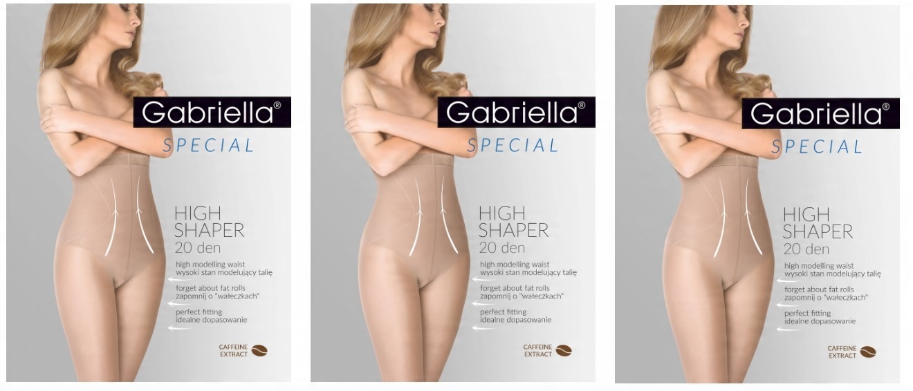 

Lingerie Gabriella rajstopy koryg high Shaper 2 x3