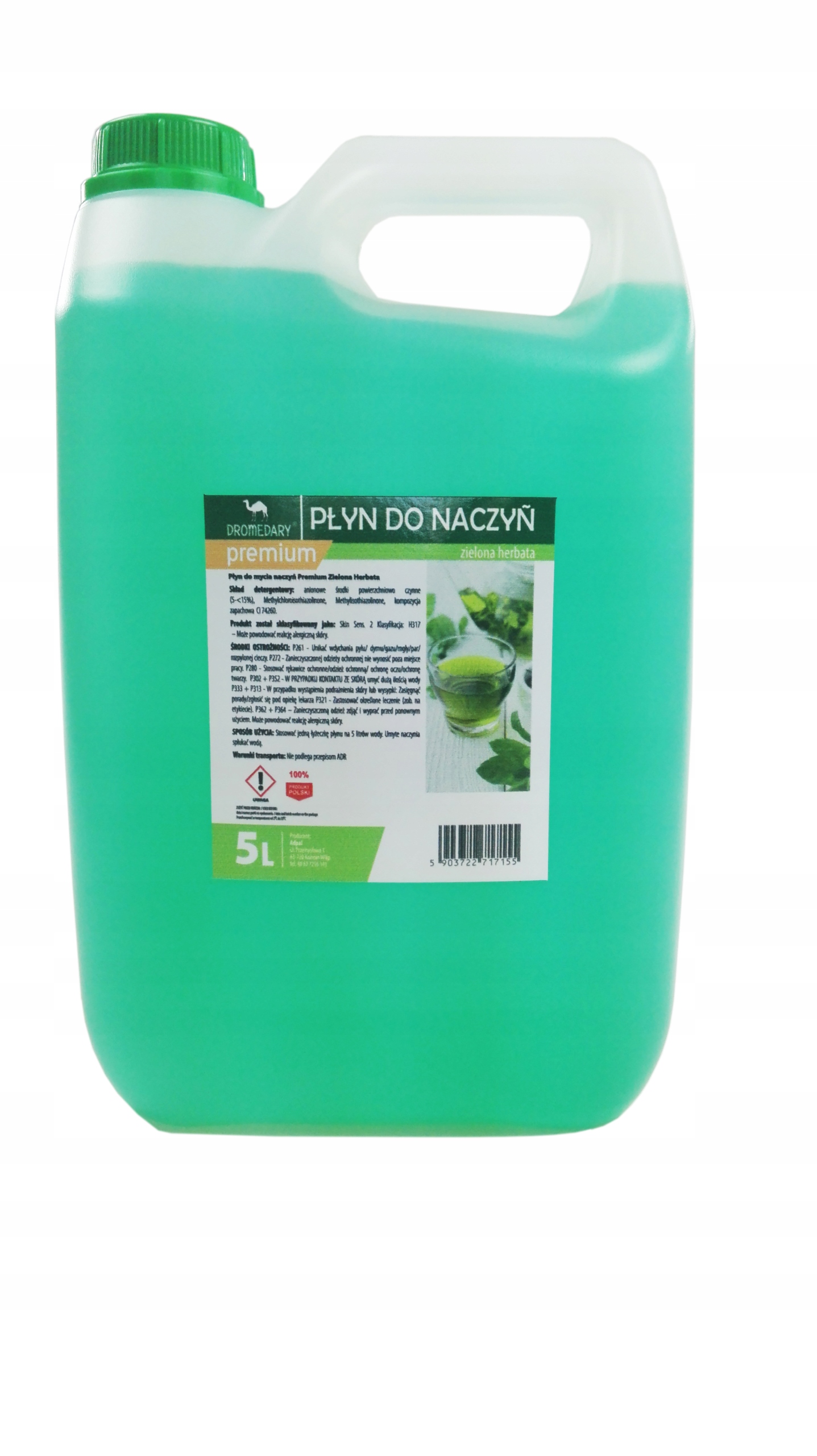 

Płyn do naczyń Zielona Herbata 5L Dozownik 500ml