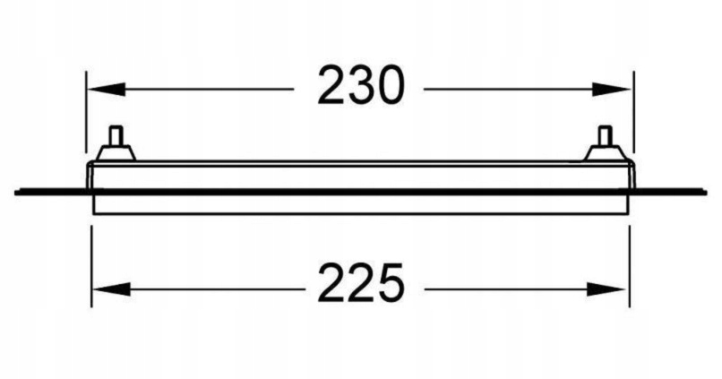 TECE RAMKA MONTAŻOWA 290X220 WC do przycisku LOOP SQUARE Marka Tece