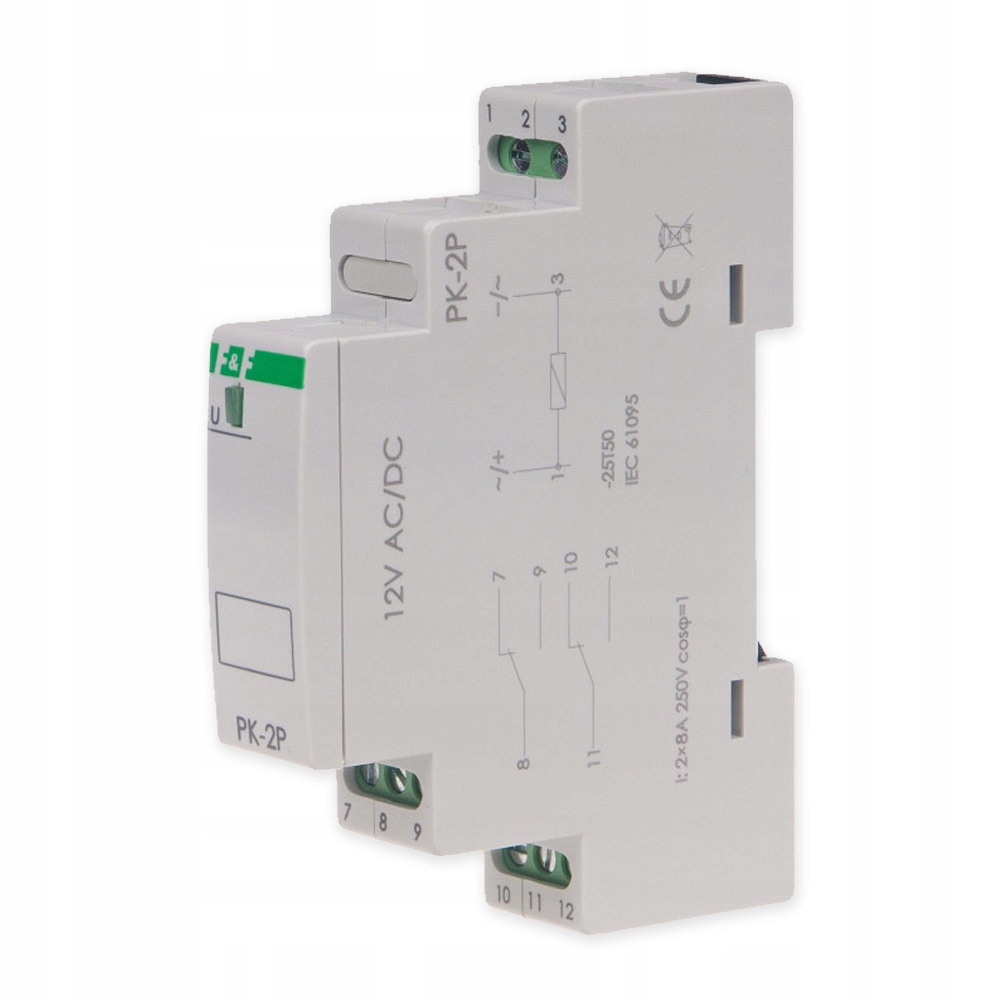 

F&f Przekaźnik Elektromagnetyczny PK-2P 12V