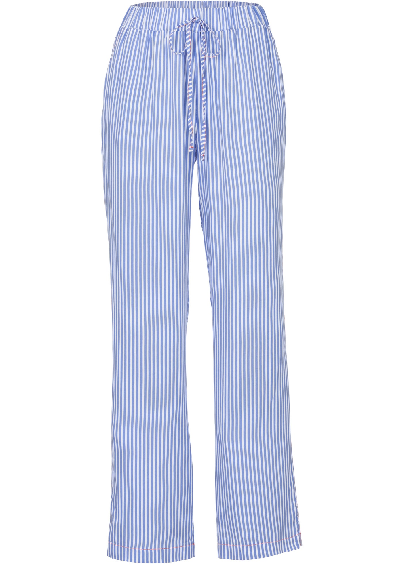 Jake*s Spodnie palazzo niebieski-bia\u0142y Wz\u00f3r w paski W stylu biznesowym Moda Spodnie Spodnie palazzo 