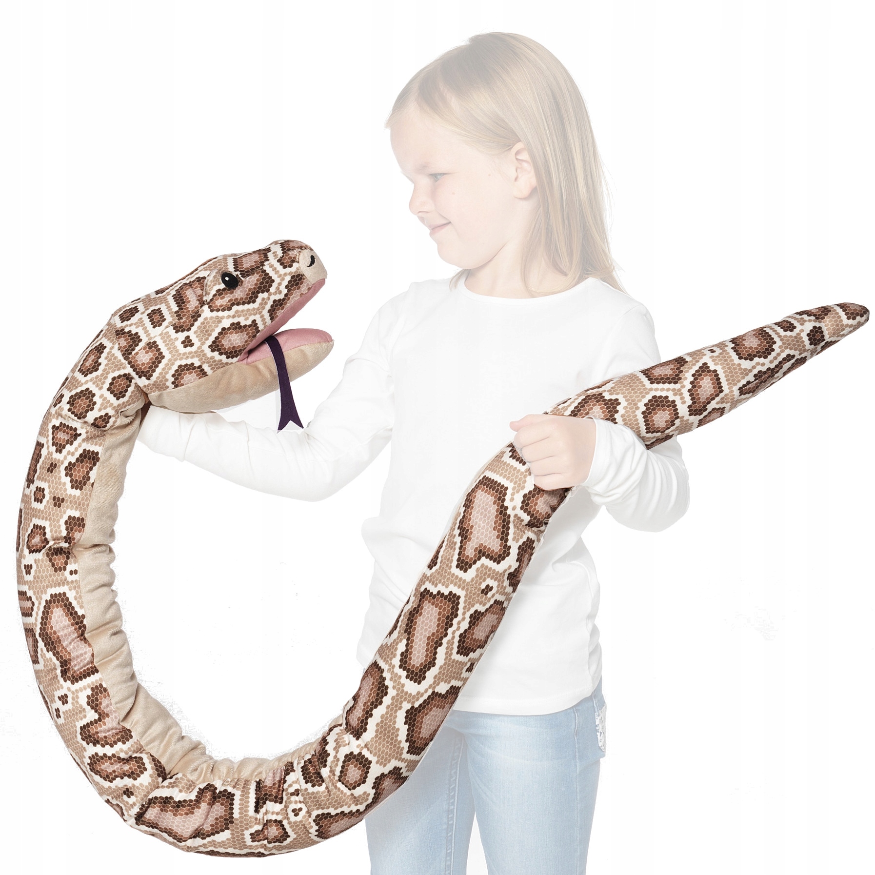 

Ikea Djungelskog pacynka wąż pyton birmański 171cm