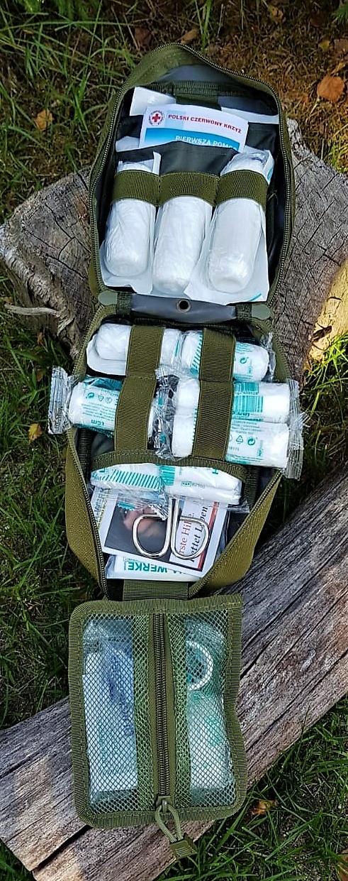 SASZETKA APTECZKA TURYSTYCZNA TAKTYCZNA+WYPOSAŻENI Rodzaj do paska