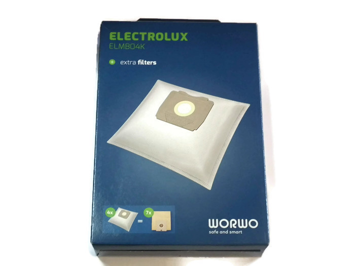 

Worki ELMB04K Do Elektroluxa Xio 4szt+2filtry