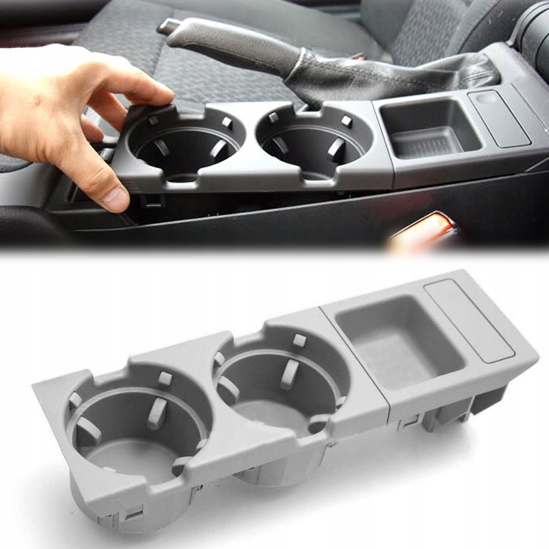 UCHWYT POJEMNIK NA KUBKI NAPOJE i MONETY BMW 3 E46 Rodzaj na kubki