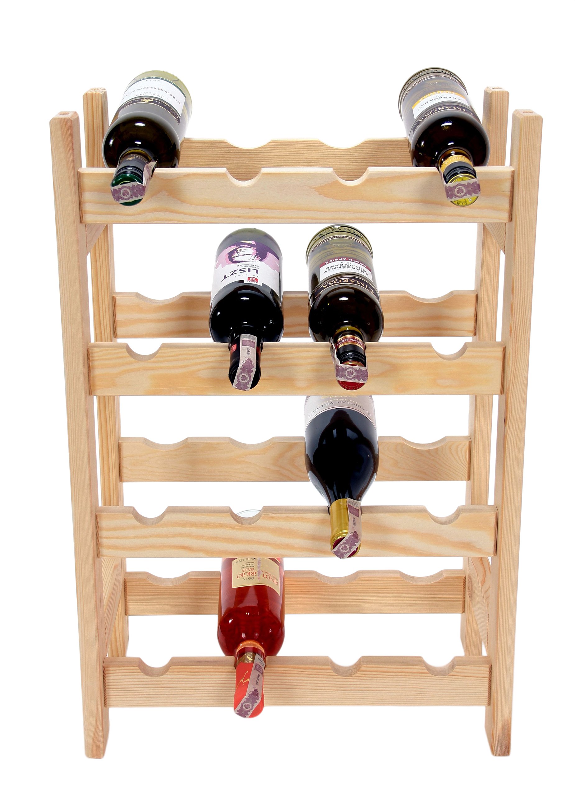 

Regał, stojak na wino 16 butelek (4x4), producent
