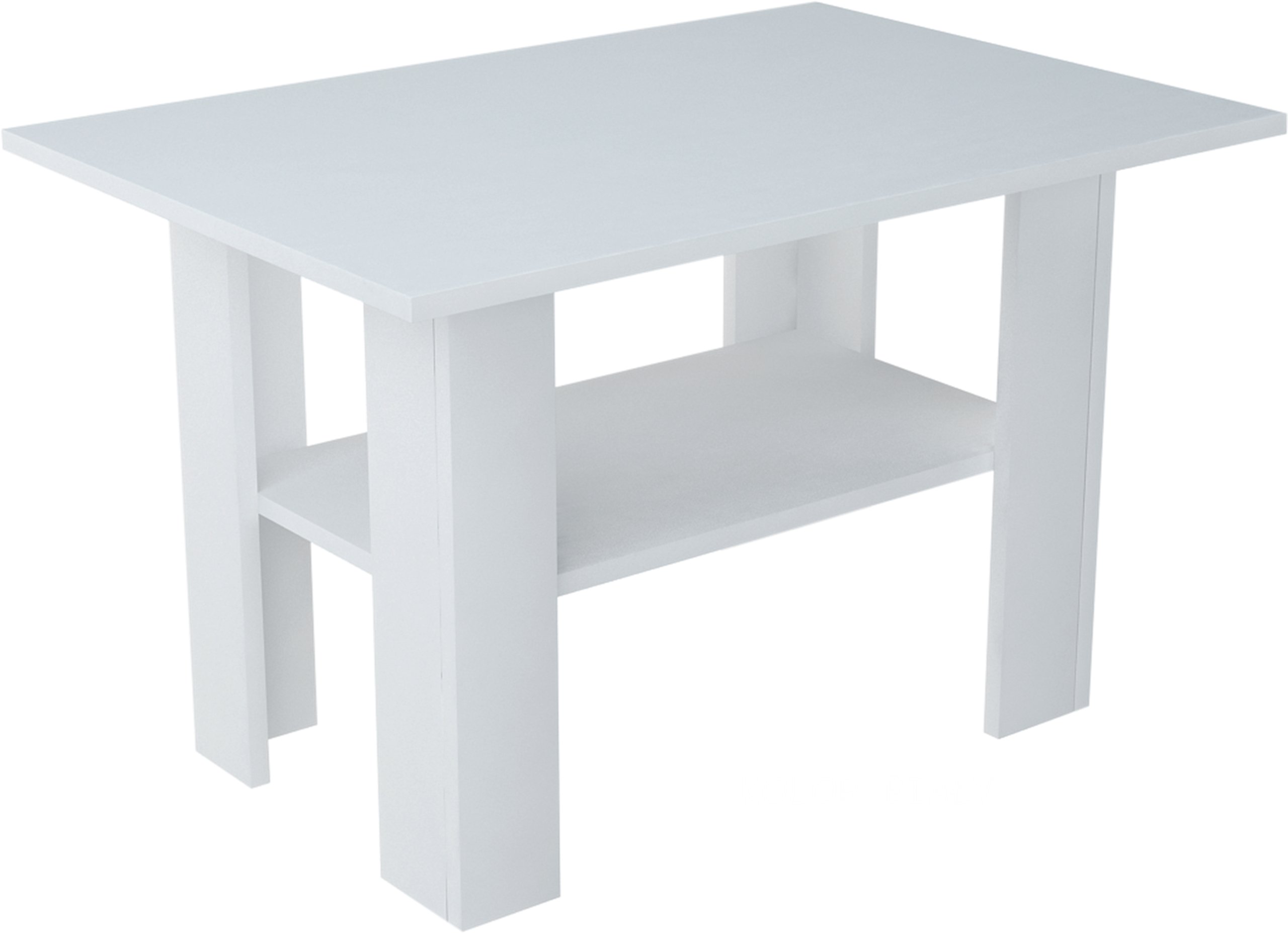 

Ława stolik kawowy Ł1 Biały 87x60x55cm z półką