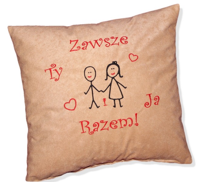 

Prezent na Walentynki Poduszka Chłopaka Dziewczyny