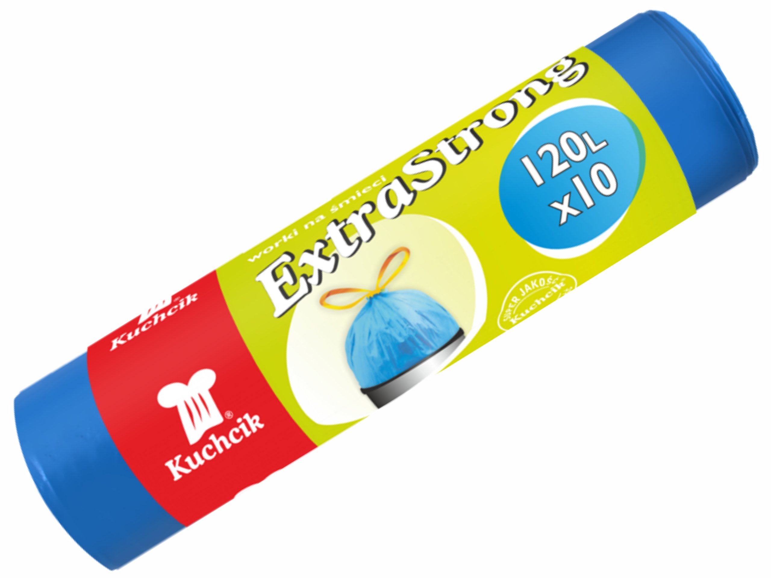 

Worki na śmieci Kuchcik extra strong 120L z taśmą