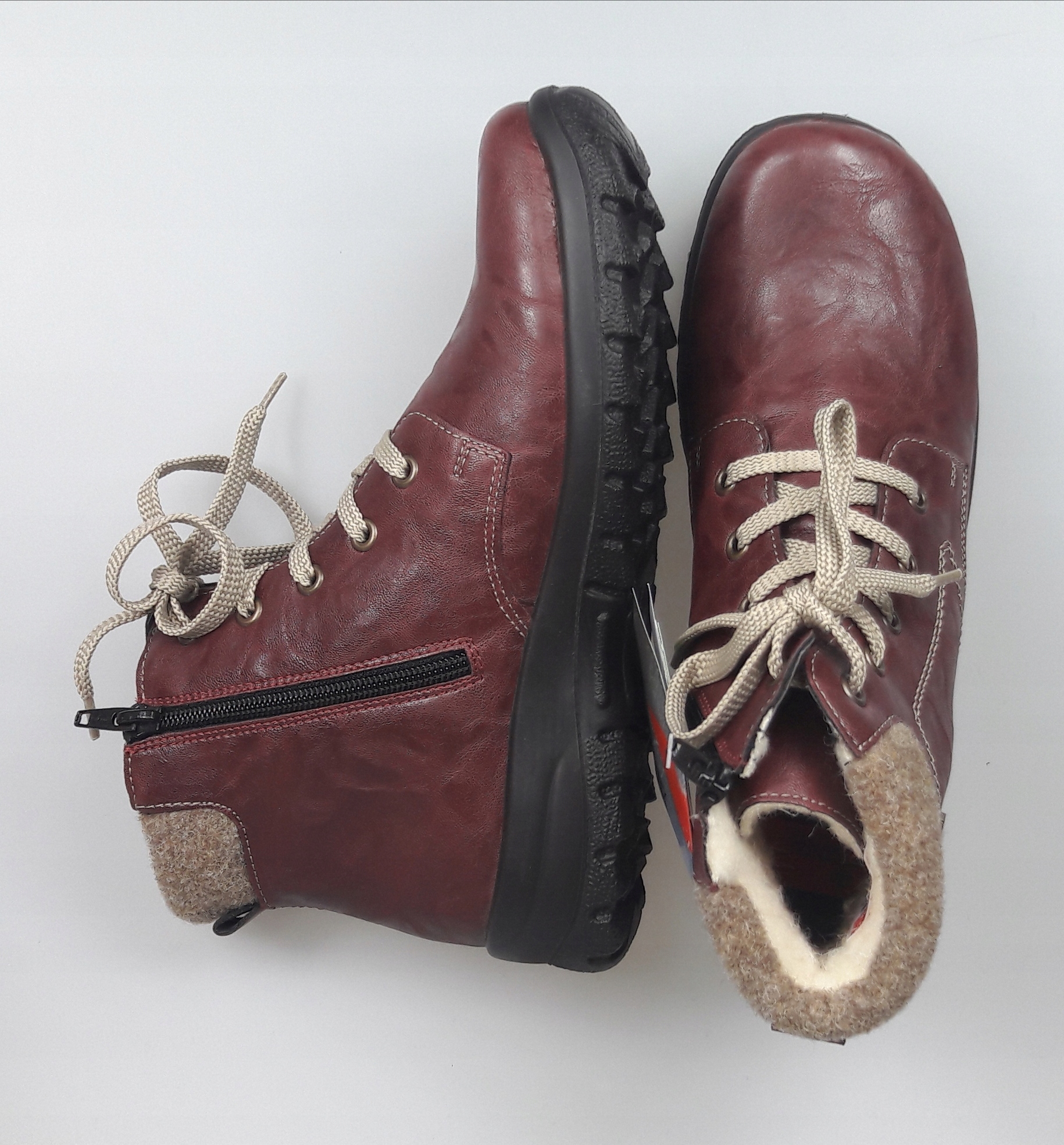 RIEKER BOTKI Z7112-35 RED r39 Rozmiar 39