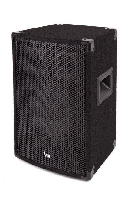 ZESTAW ESTRADOWY 600 W 2 KOLUMNY WZMACNIACZ 2 MIKR Model CUBE