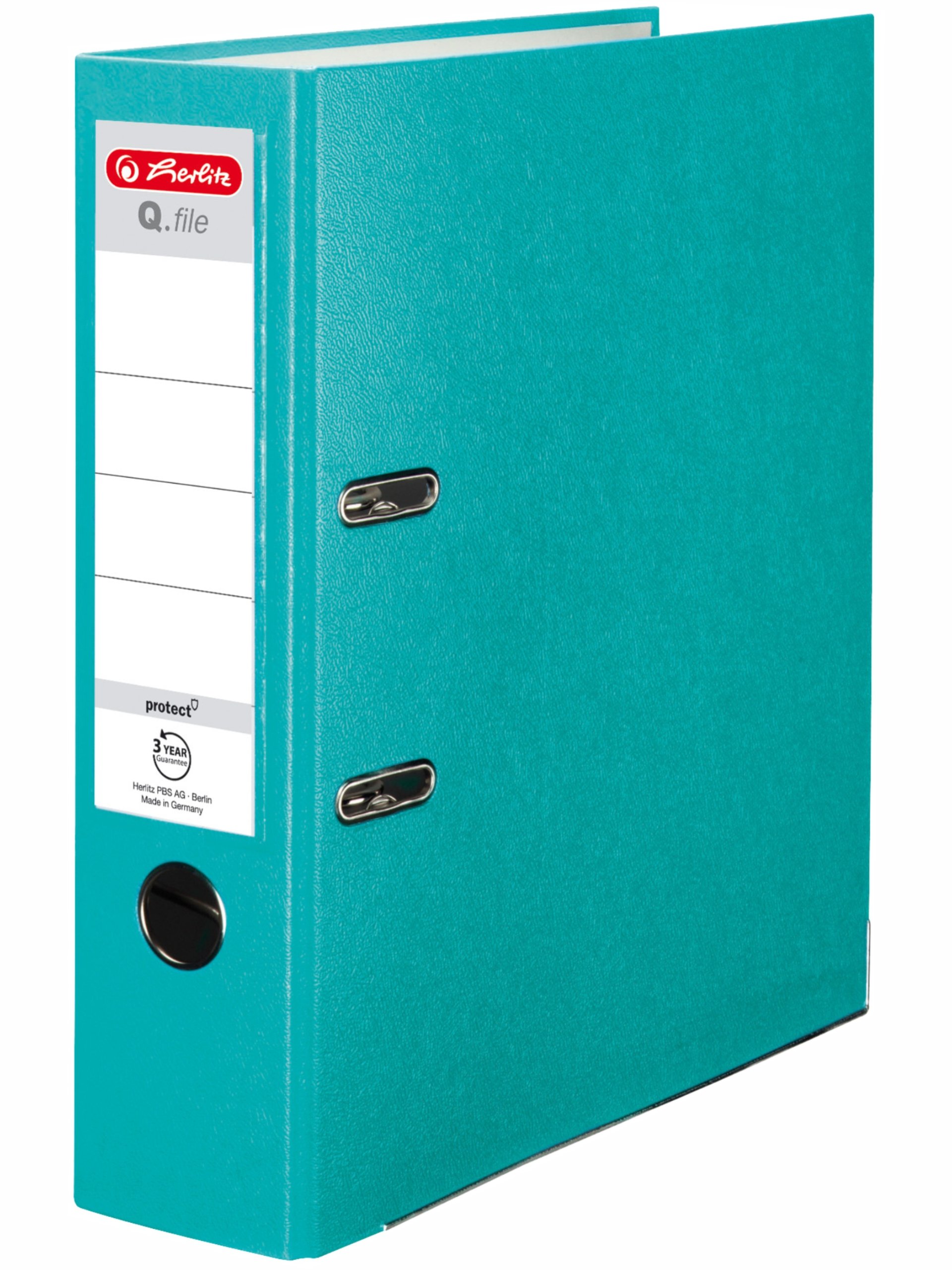 

Segregator Herlitz A4 80mm 8cm Q.file turkusowy