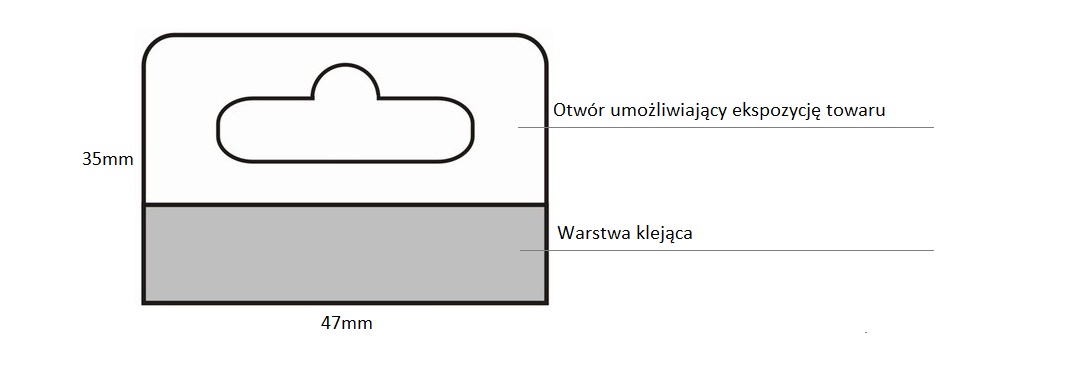 EUROZAWIESZKA SAMOPRZYLEPNA Z KLEJEM 1000szt Marka inny