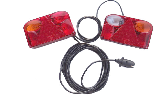 LAMPY LAMPA ZESTAW OSWIETLENIA DO PRZYCZEP LAWET Part number 88165