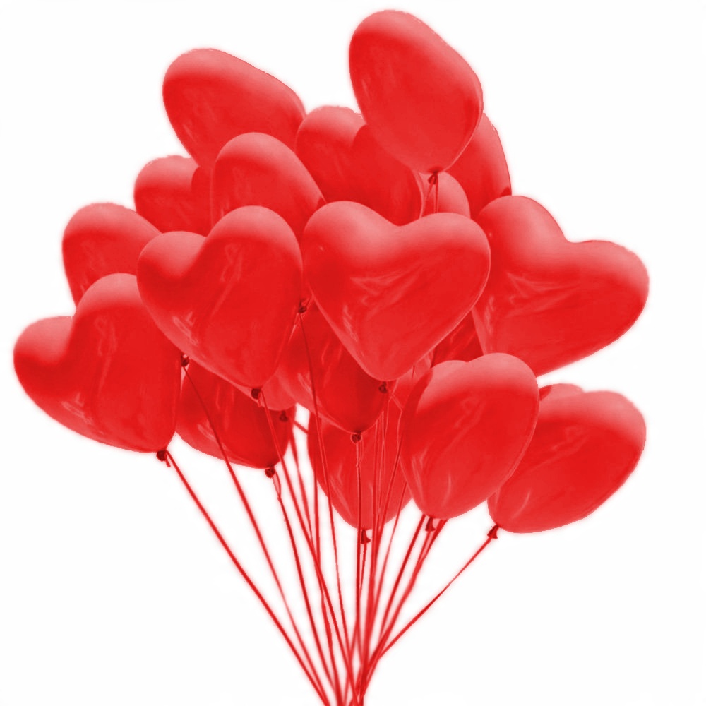 

Balony duże Serca Czerwone 10szt Ślub Wesele balon
