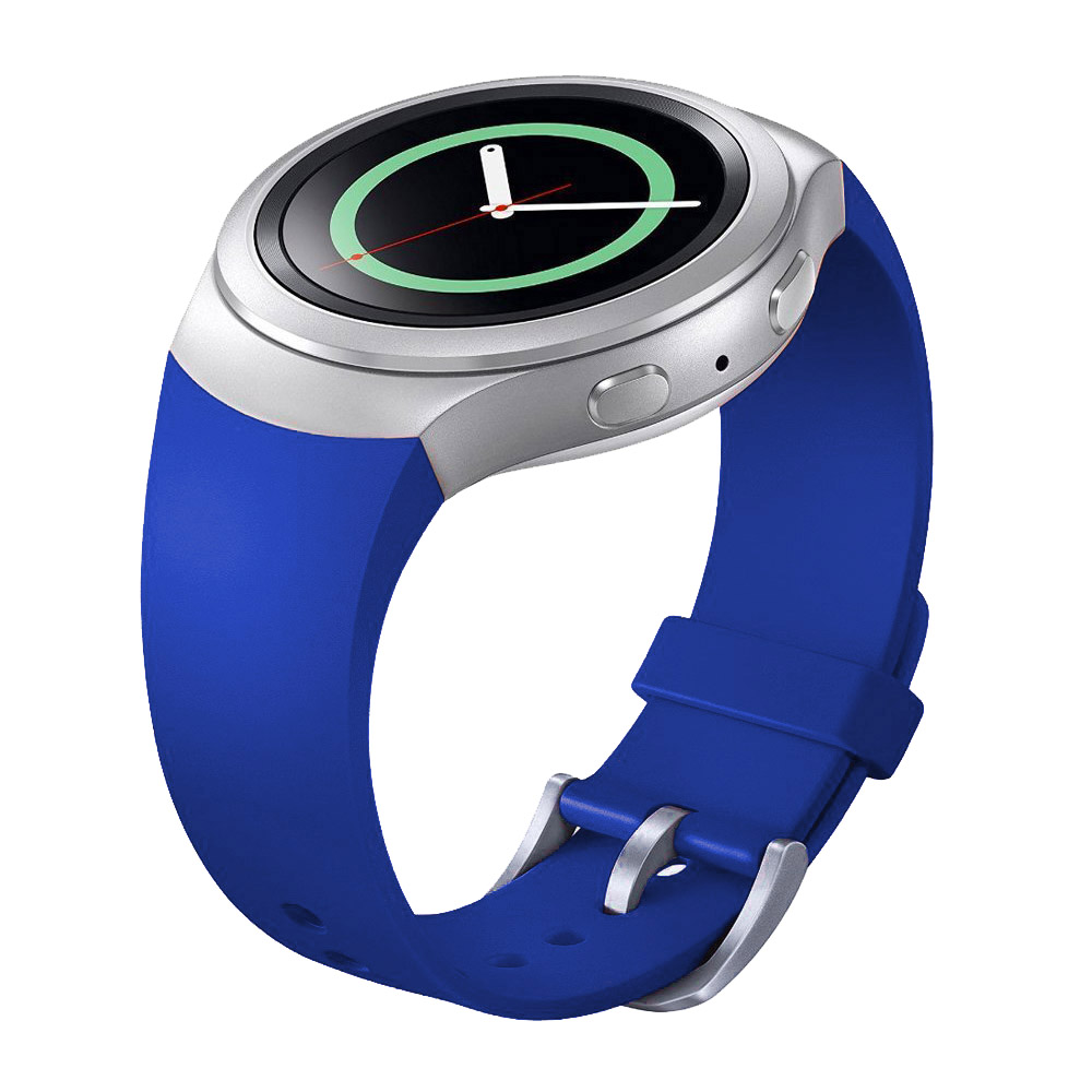 

Niebieski Silikonowy Pasek Samsung Gear S2