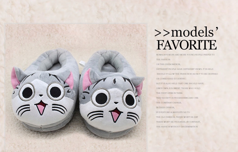 ZIMOWE KAPCIE DOMOWE PANTOFLE PEŁNE KOT PLUSZOWE Rozmiar 39