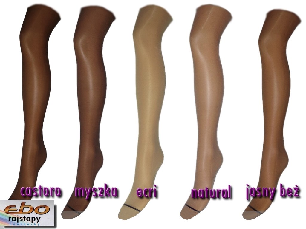 EBO Rajstopy ELASTIL 20 den rozm.XL/4, 16 kolorów Rozmiar 4