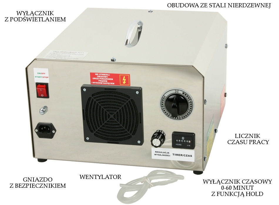 POLSKI OZONATOR DO KLIMATYZACJI GENERATOR OZONU 15 EAN (GTIN) 5902838330340