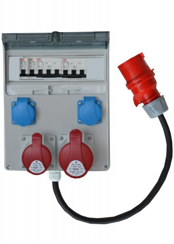 Elektrický stavebný rozvádzač C1632W, kábel