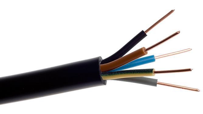 

Kabel przewód ziemny miedziany Yky 5x4 Draka metry