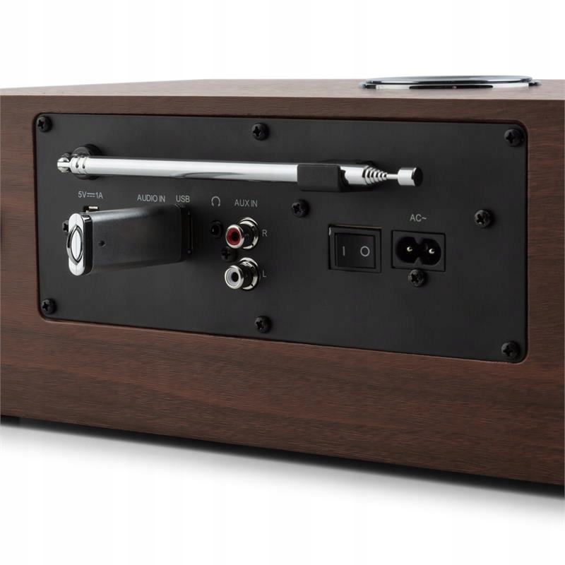 Radioodtwarzacz DAB CD DAB+ Bluetoth USB MP3 AUX Kolor brązowy